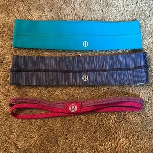 3 Lululemon Headbands